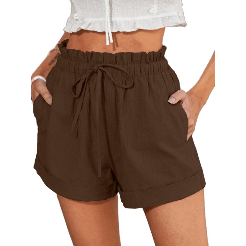 Women's woven casual all-match shorts - www.SharpDuds.com