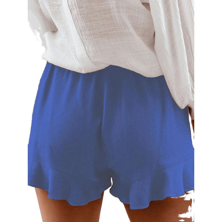 Woven Casual High Waist Loose Straight Shorts - www.SharpDuds.com