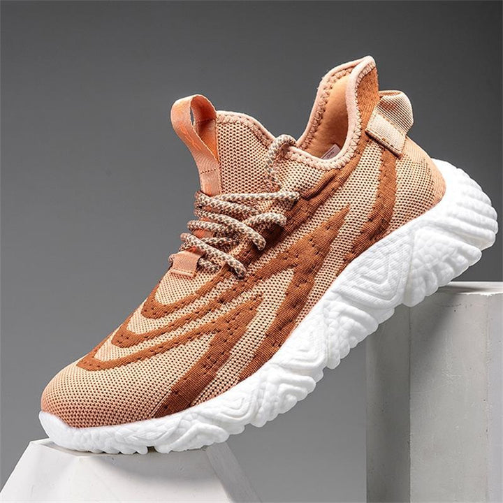 Youth Trendy Breathable Fly Woven Sports Shoes - www.SharpDuds.com